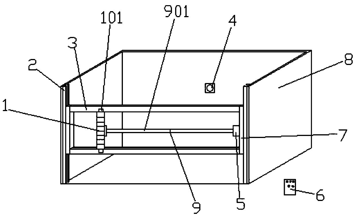 A grain depot intelligent closing device