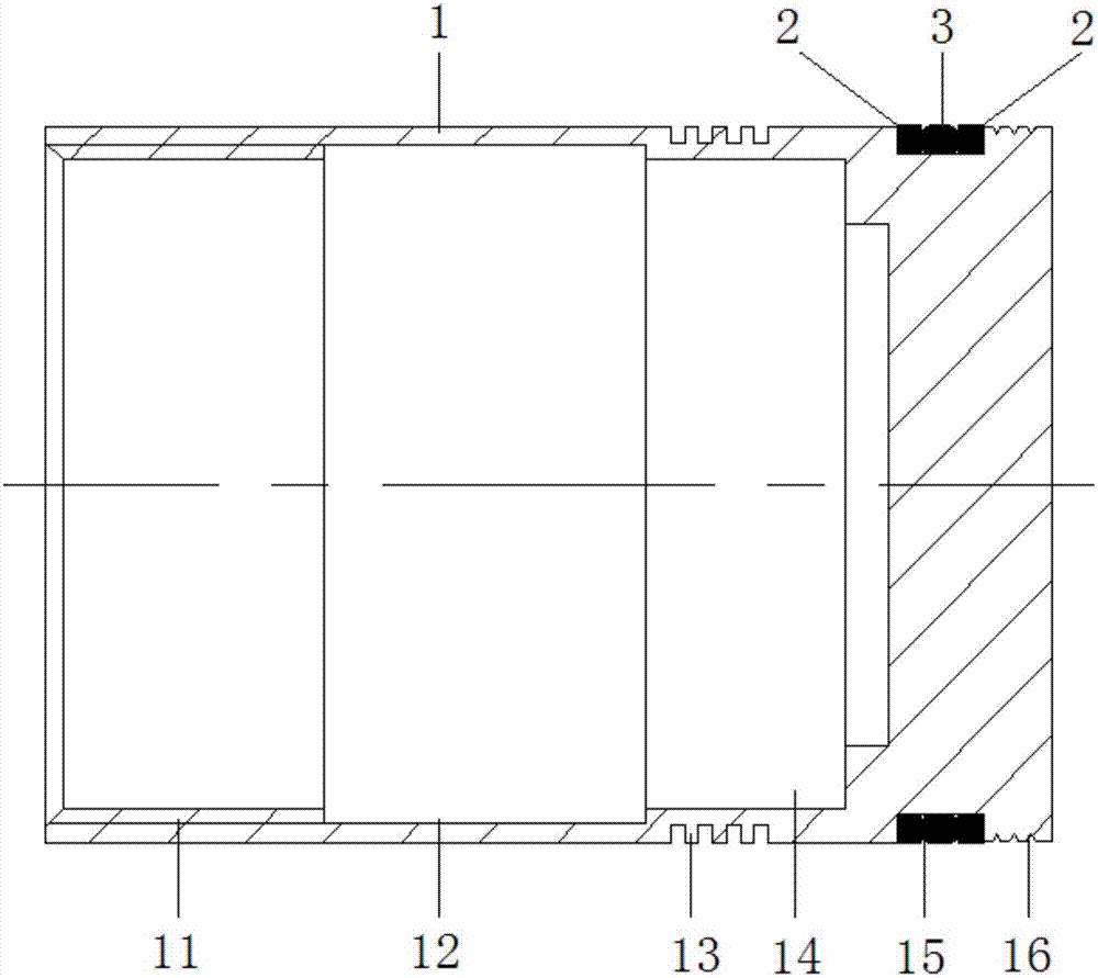 Compression ratio plug structure for diesel cetane number measuring machine