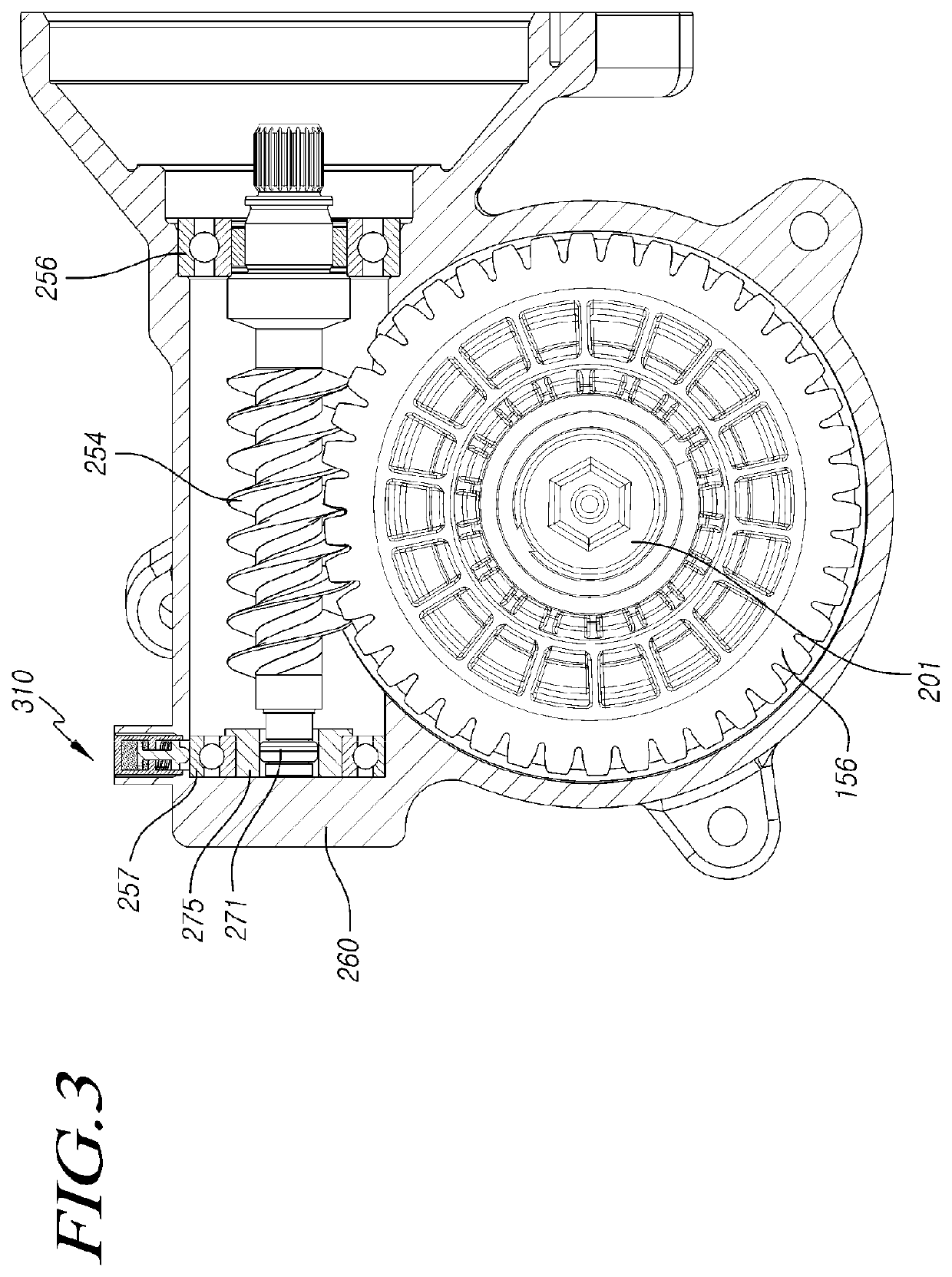 Reducer of electric power steering device