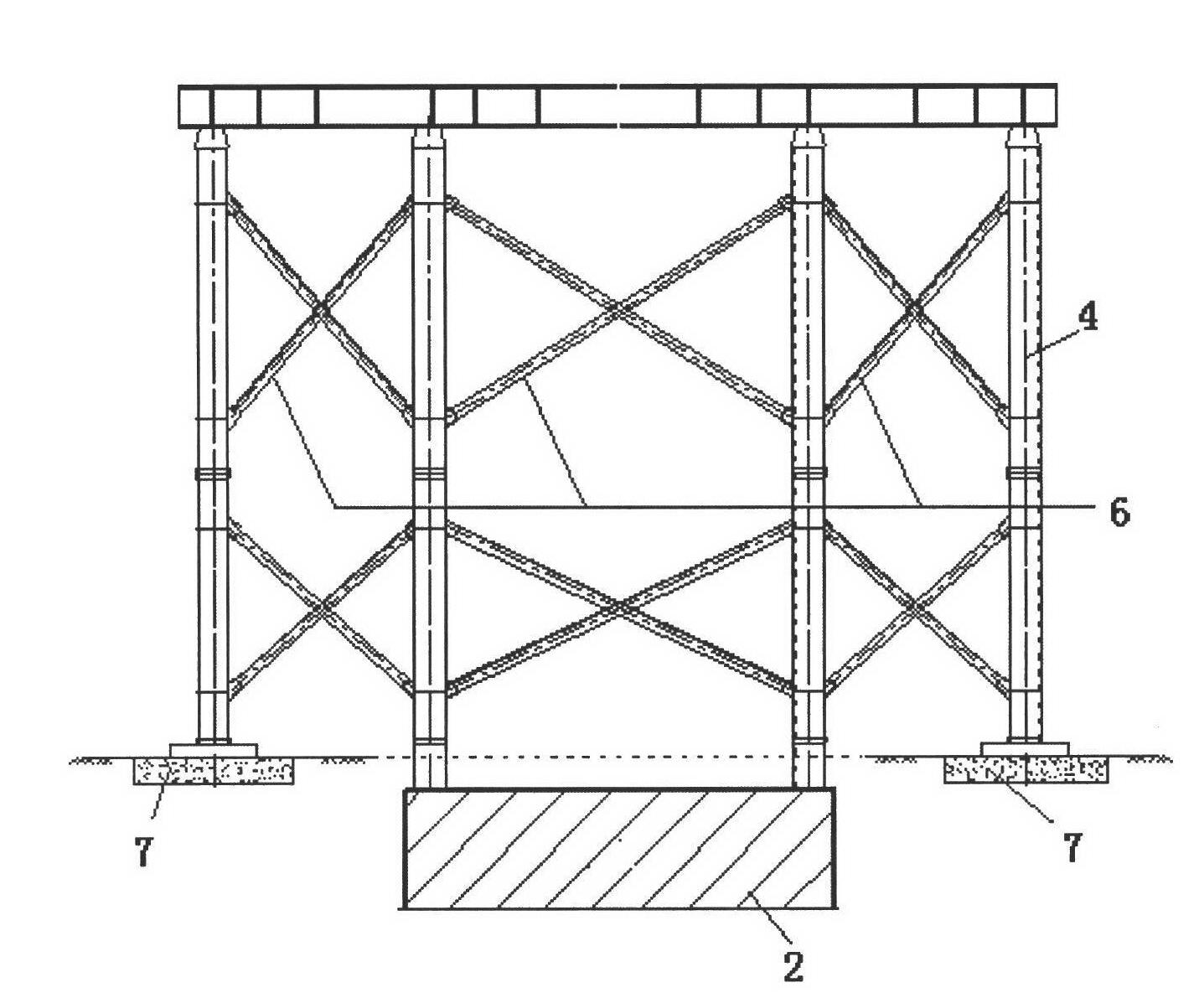 Simply supported-continuous construction method for bridge superstructure