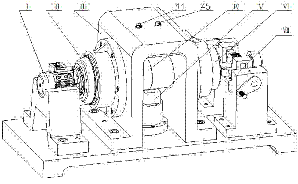 Discrete-point test device for internal flow field of hydraulic torque converter