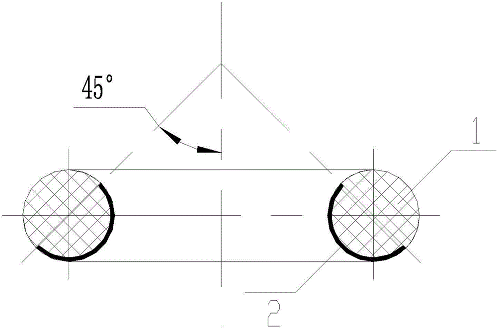 Teflon rubber-plastic composite self-lubricating O-shaped sealing ring