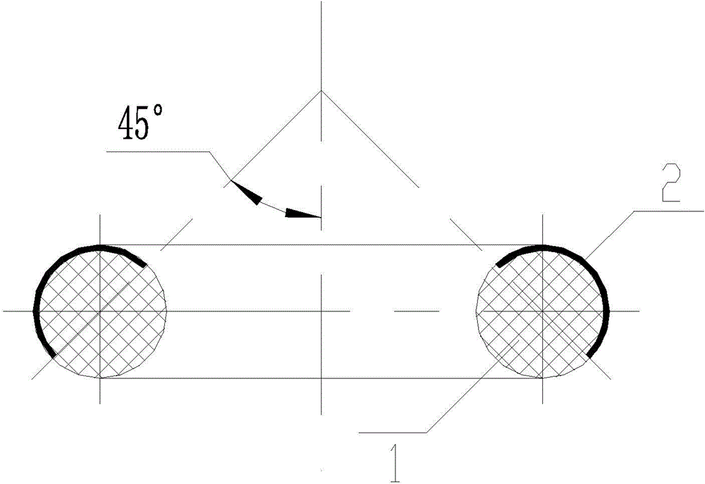 Teflon rubber-plastic composite self-lubricating O-shaped sealing ring