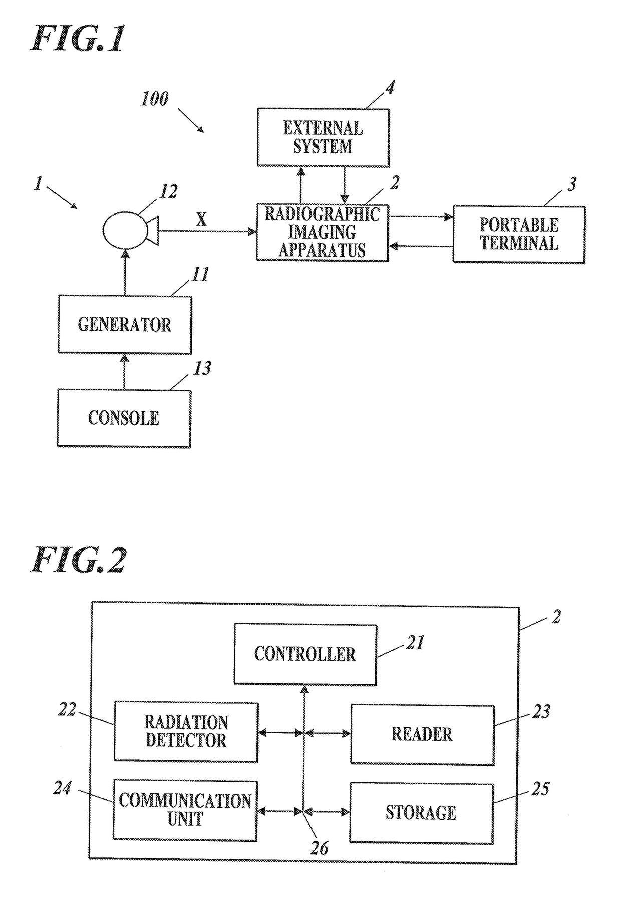 Radiographic imaging apparatus, radiographic imaging system and information processing method