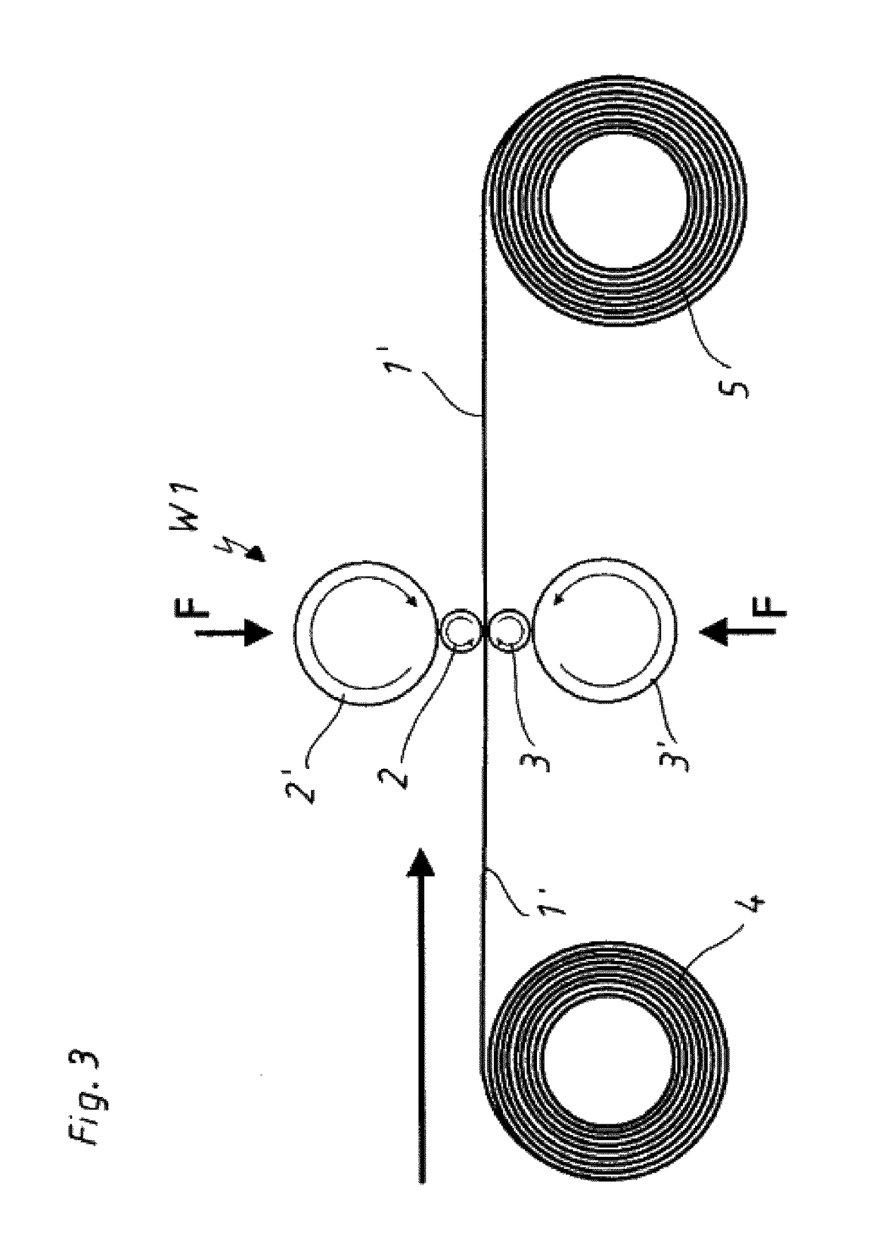 Method and device for manufacturing profiled metal strips