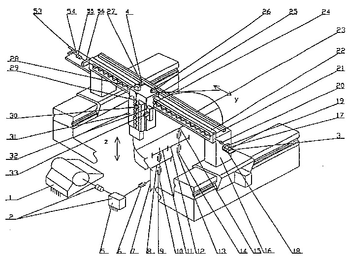 Equal line speed turning device for making large screen template