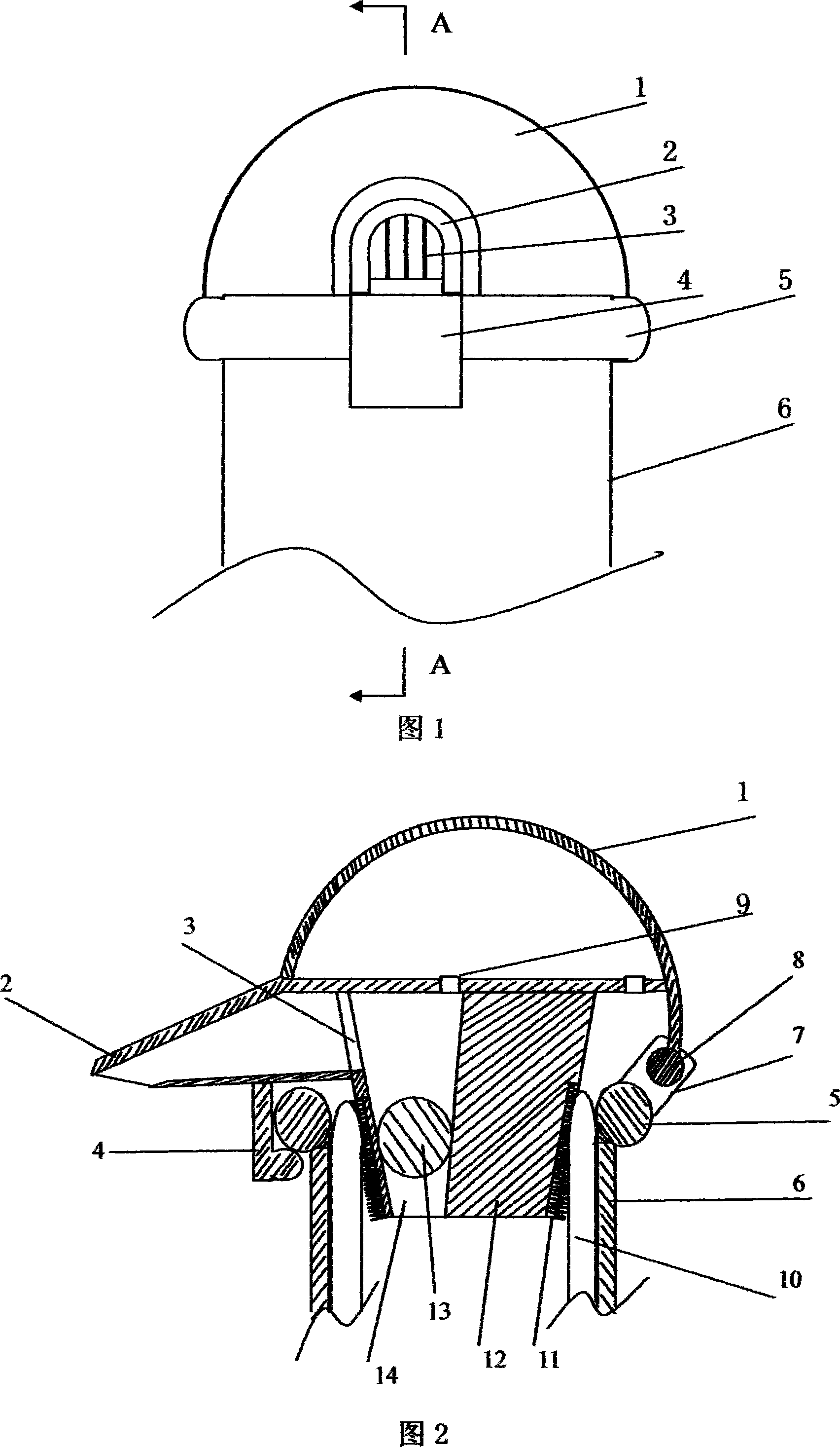 Integrated thermos cover