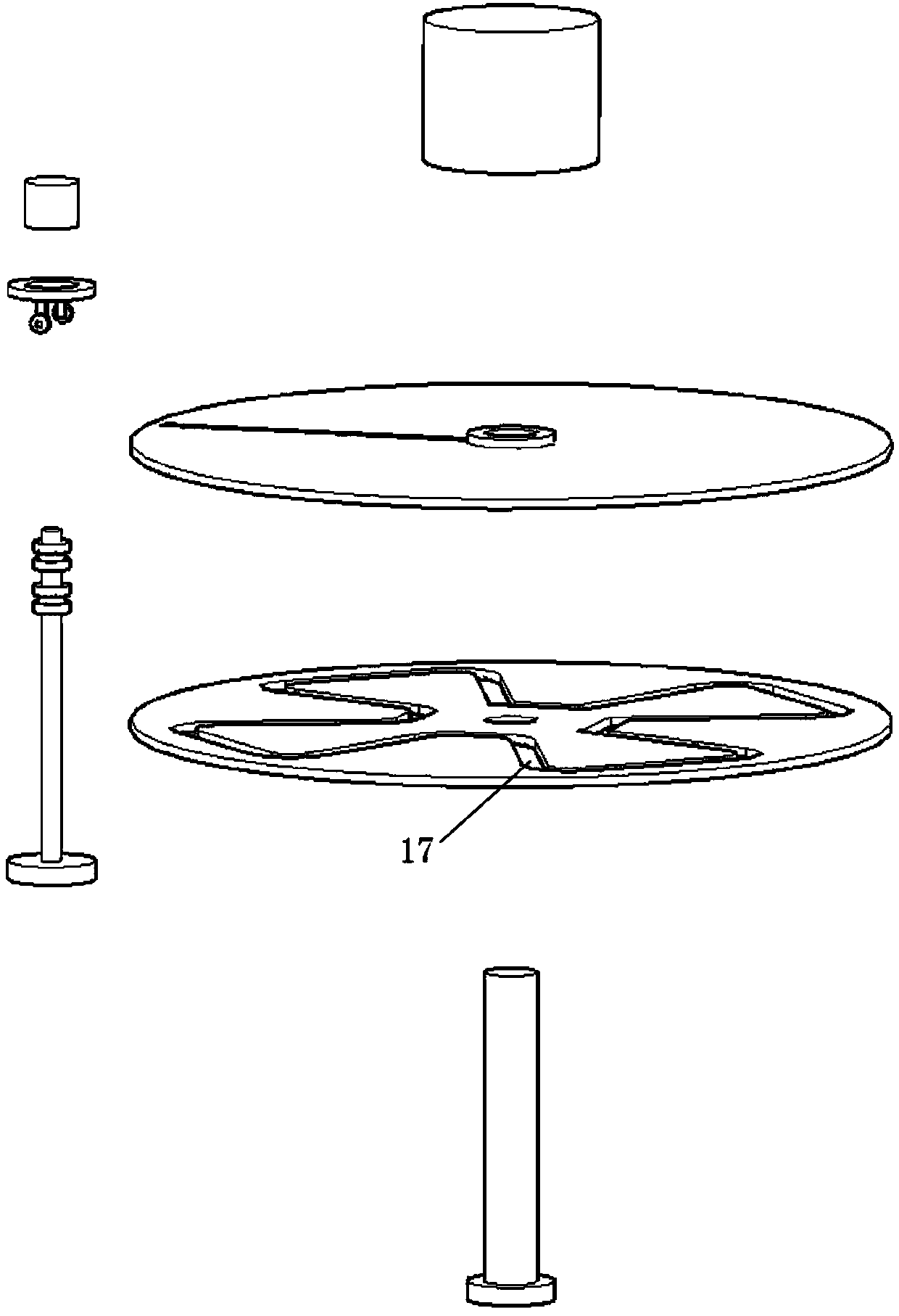 Sealing device for red wine bottle upper cap