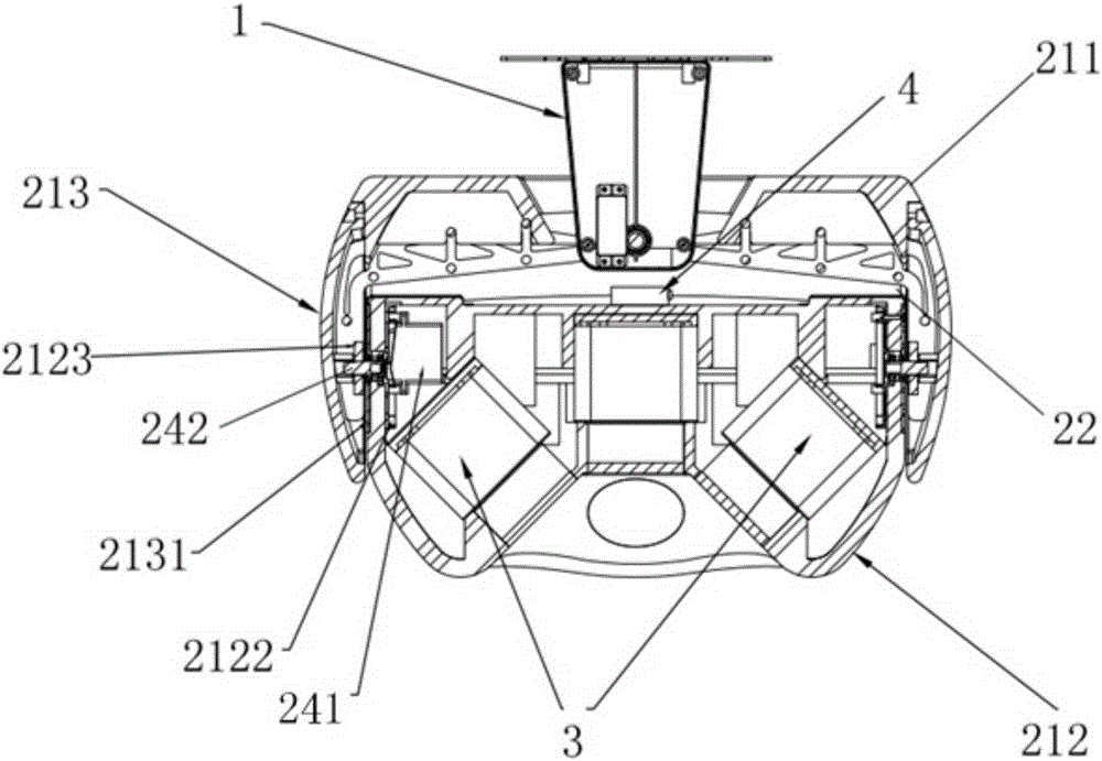 A Multi-camera Aerial Automatic Photography Stabilization Platform