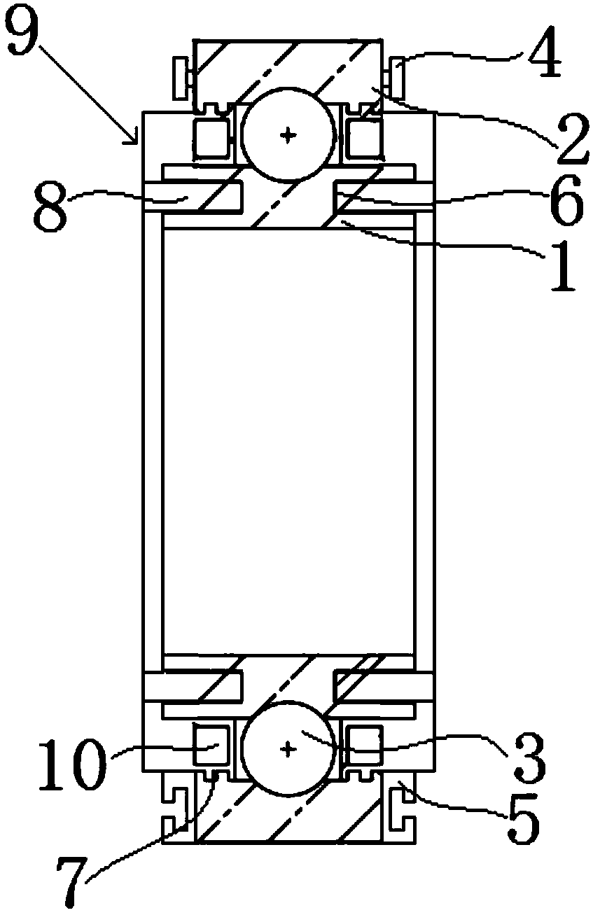 Combined sealed bearing