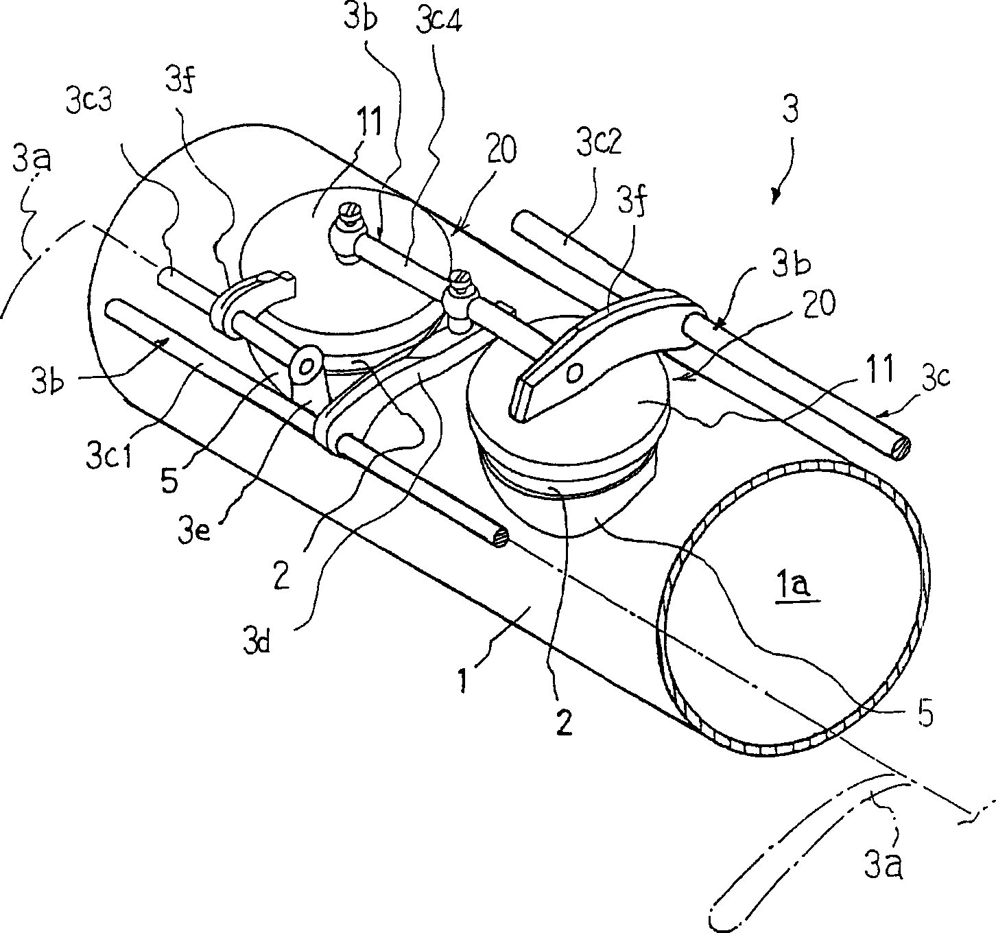 Woodwind instrument with key structure capable of closing hole completely