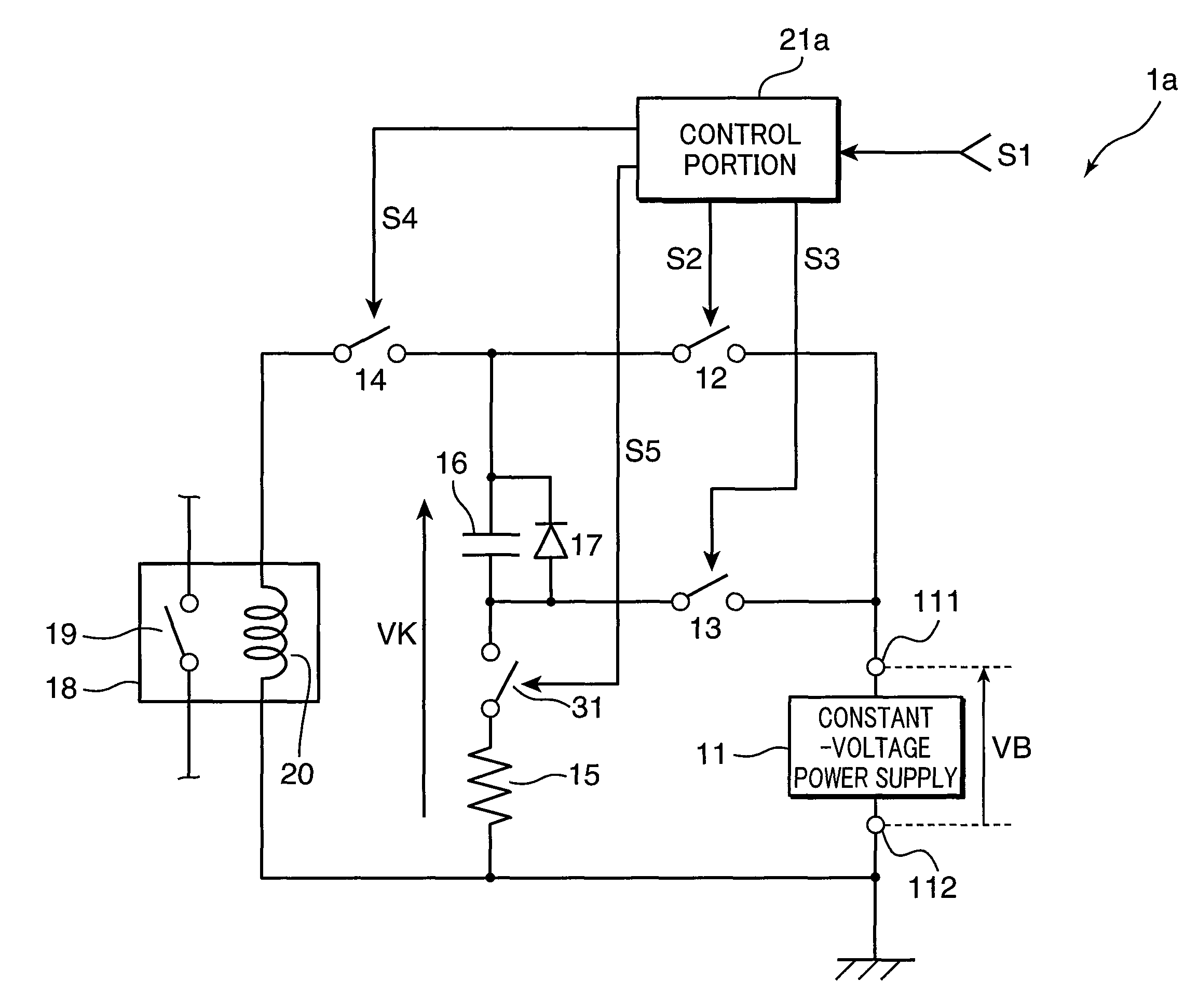 Relay driving circuit and battery pack using same