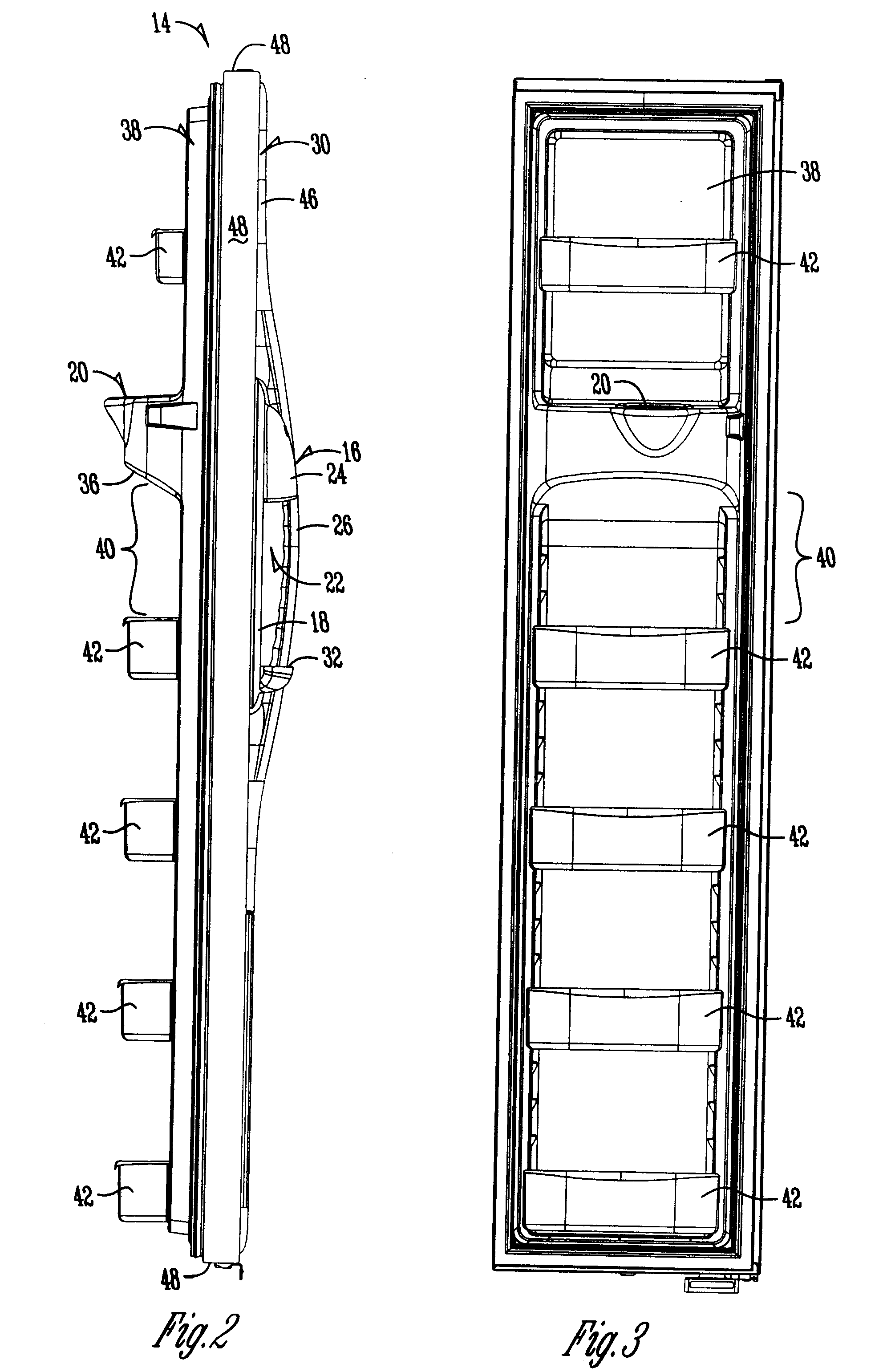 Refrigerator with a water and ice dispenser having a lighted dispenser target ring