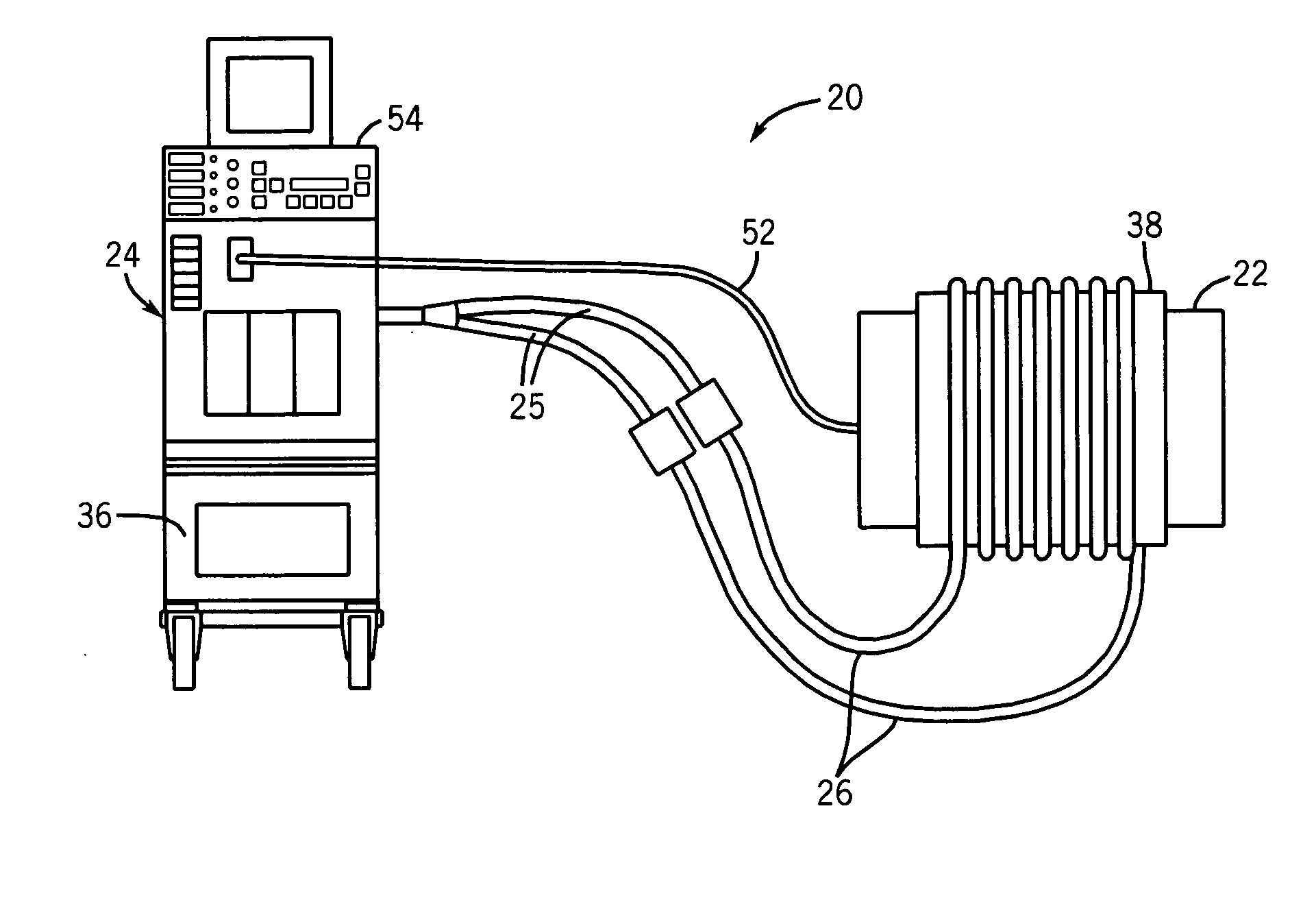 Induction heating system output control based on induction heating device
