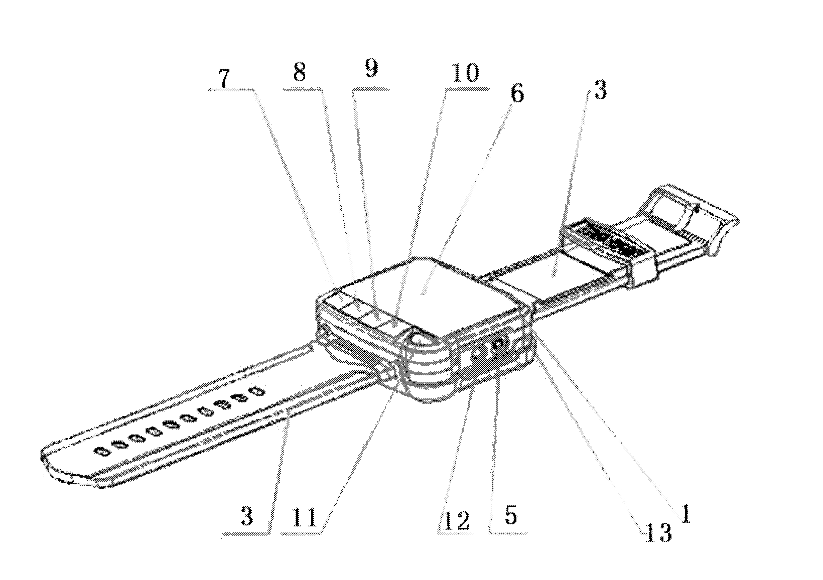 Household semiconductor laser therapeutic apparatus