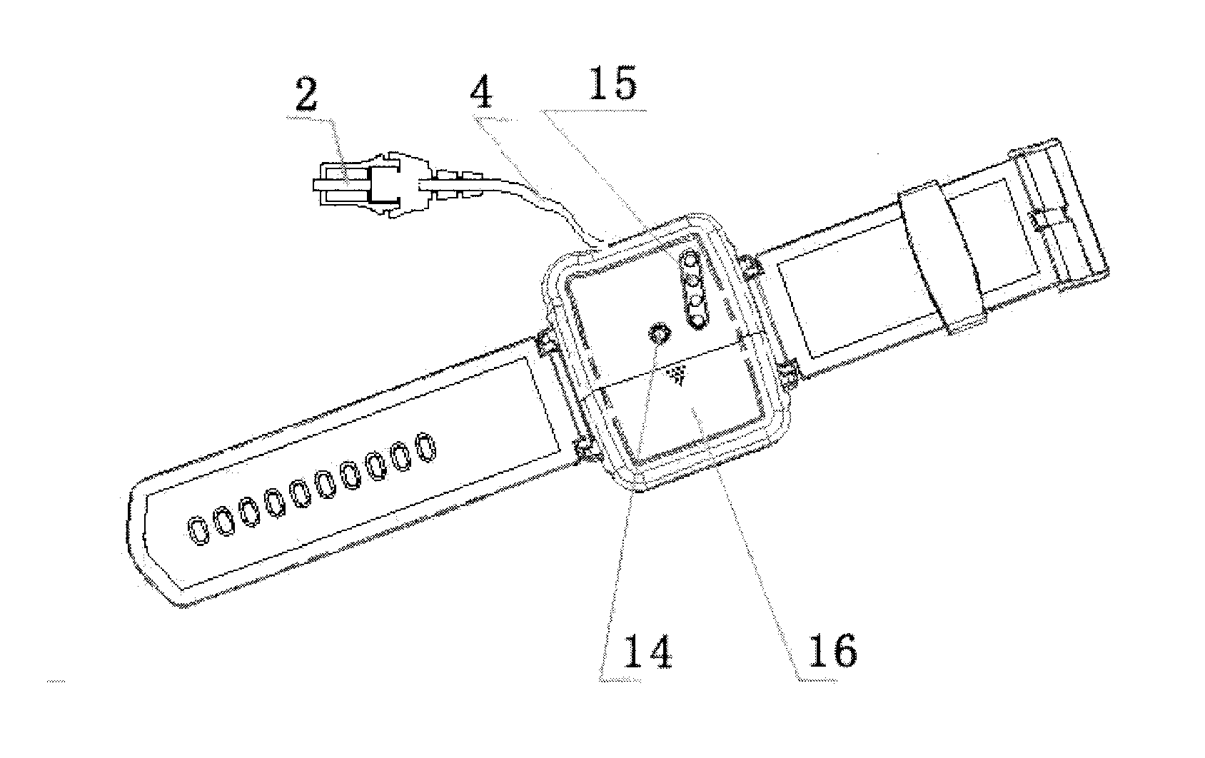 Household semiconductor laser therapeutic apparatus