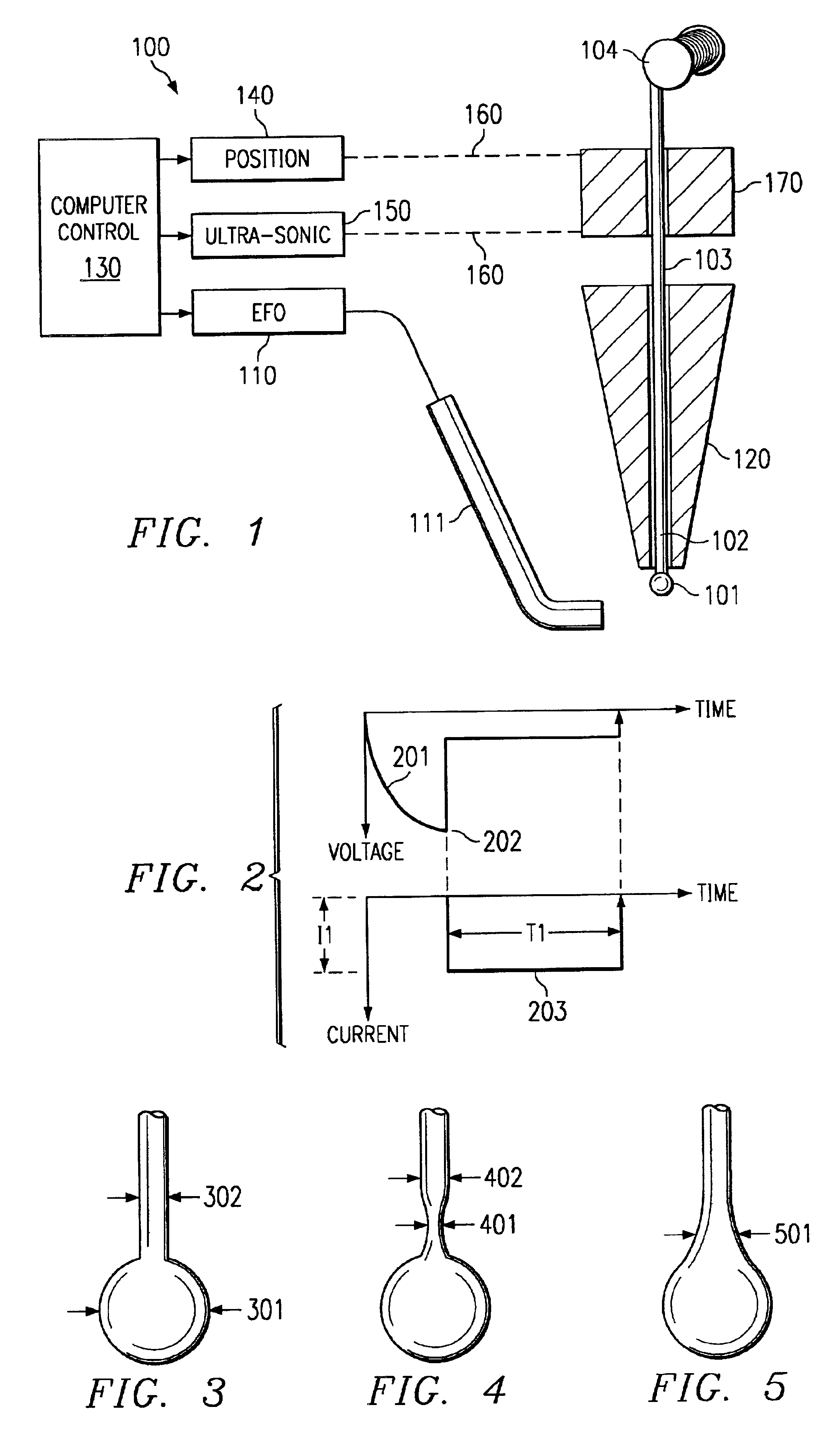 Method for controlling wire balls in electronic bonding