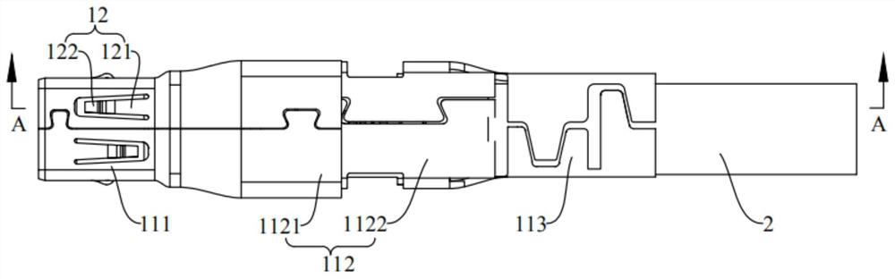 An automotive Ethernet outer conductor device and connector