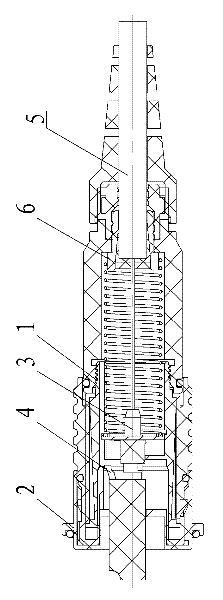 DLC (Data Link Control) optical fiber connector assembly and plug thereof