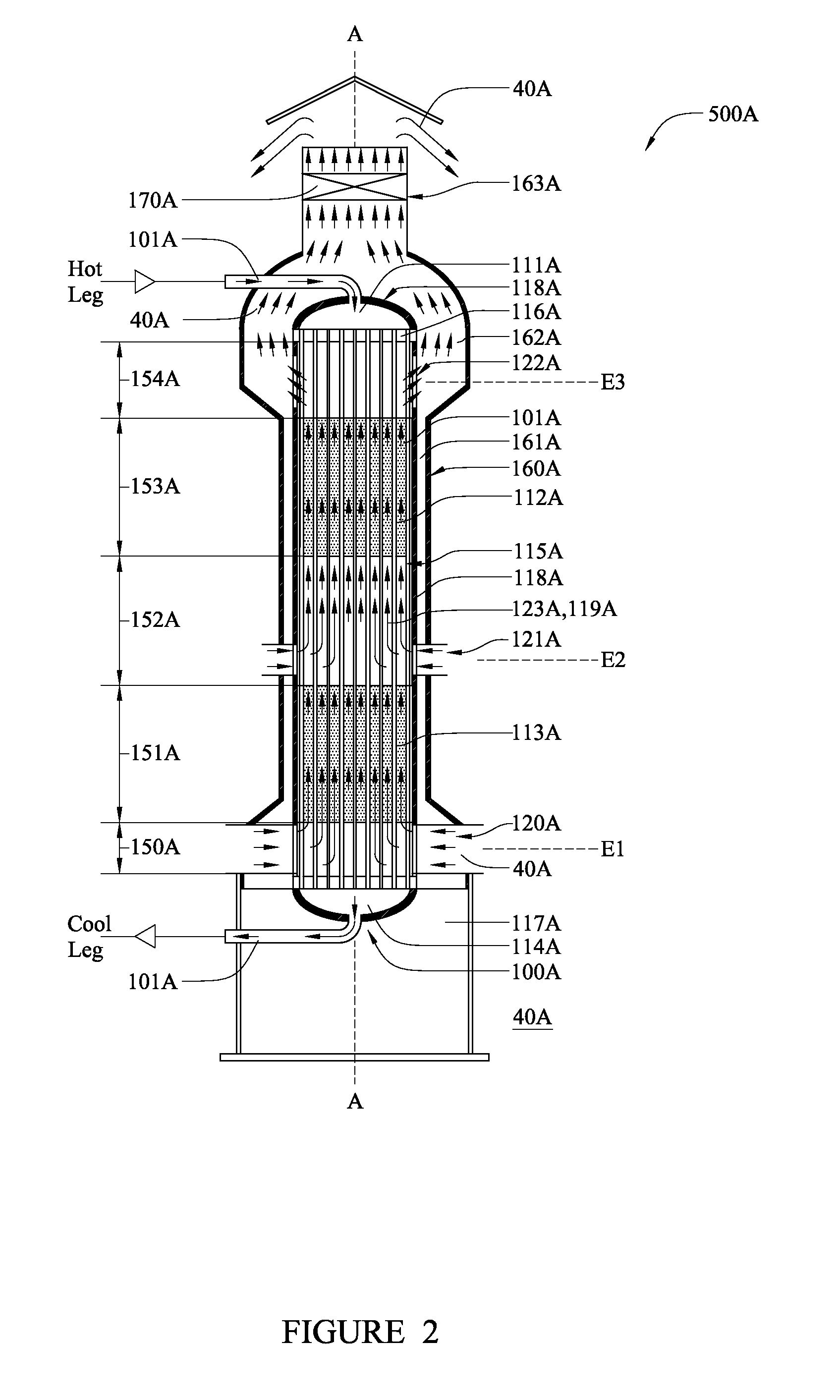 Air-cooled heat exchanger and system and method of using the same to remove waste thermal energy from radioactive materials