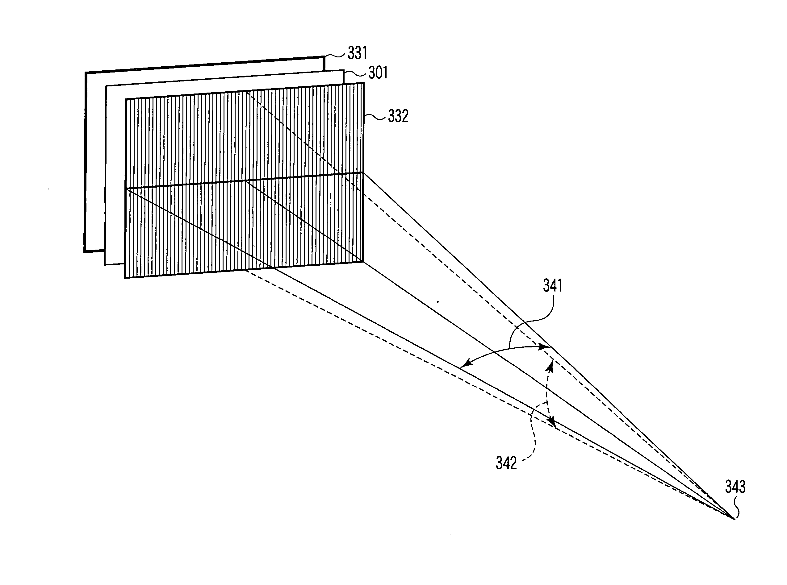 Structure of three-dimensional image data, method of recording three-dimensional image data, and method of displaying and reproducing three-dimensional image data