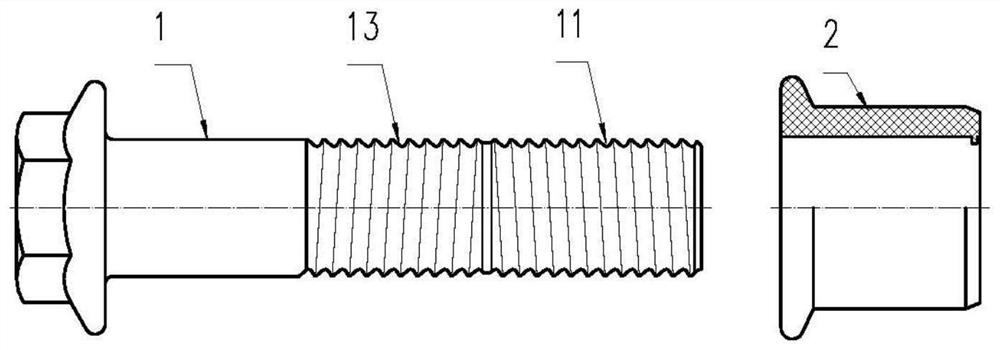 Riveting tool for anti-loosening riveting bolt