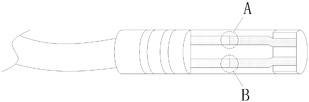 Thermal fusion welding tool and technology of chip of vehicle ABS sensor