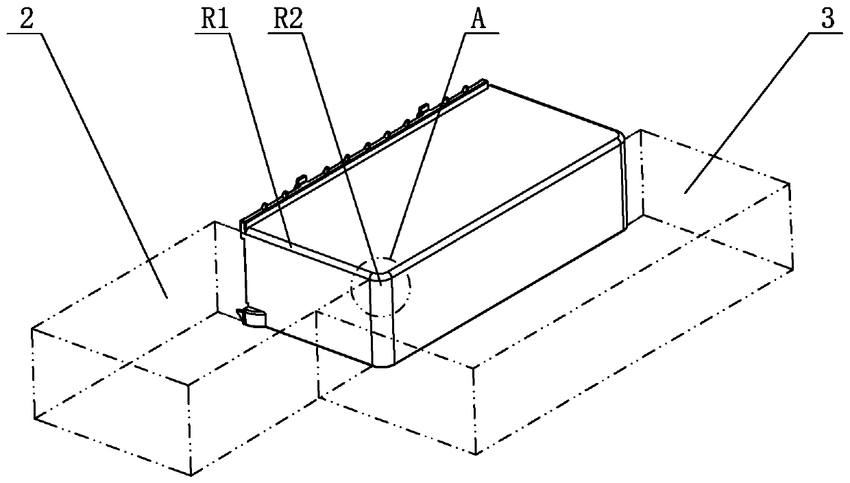 Machining mechanism for products with textured surface