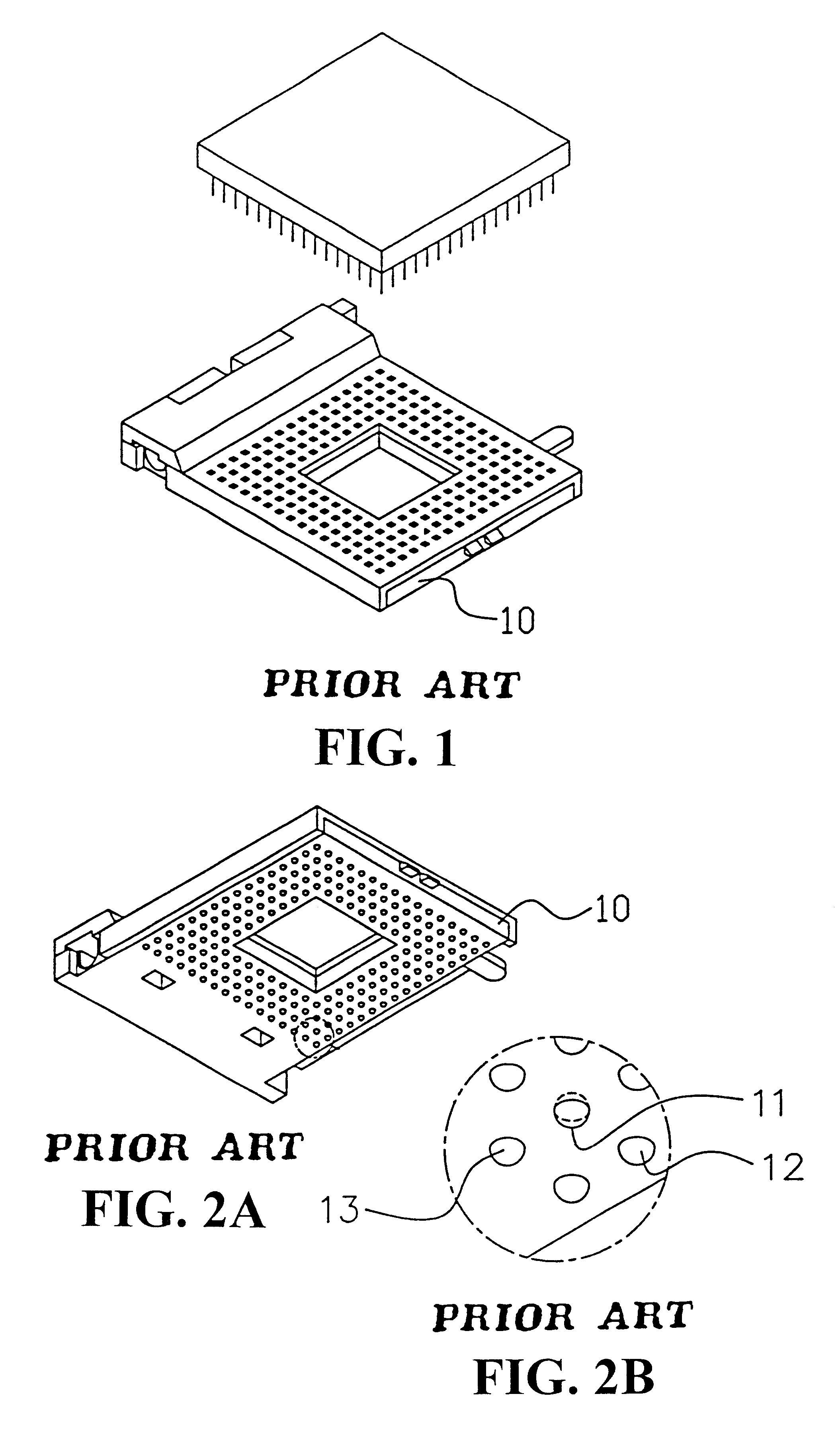 Structure of a ball grid array IC socket connection with solder ball