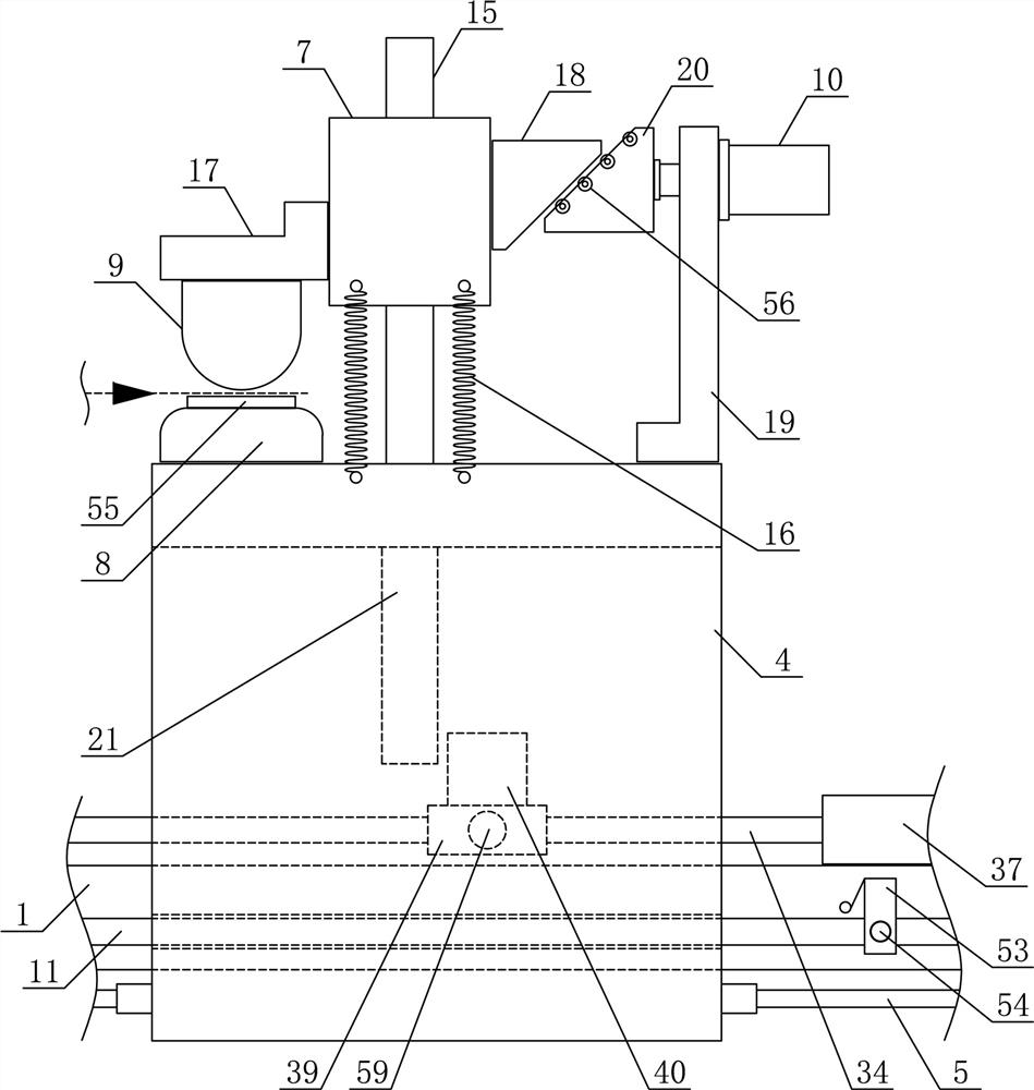 Fabric cutting device for silk quilt production