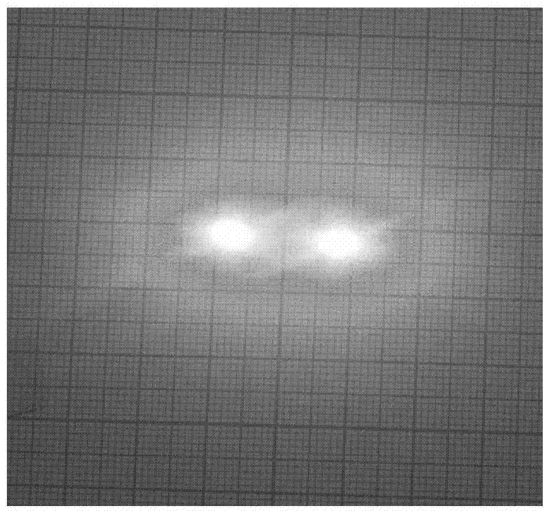 Experimental device and method for light concentration effect of cold flow in liquid