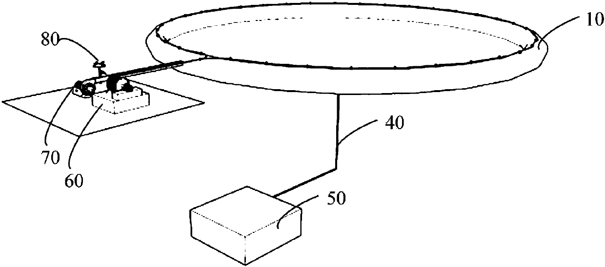 Floating-type overwater rainwater collecting device