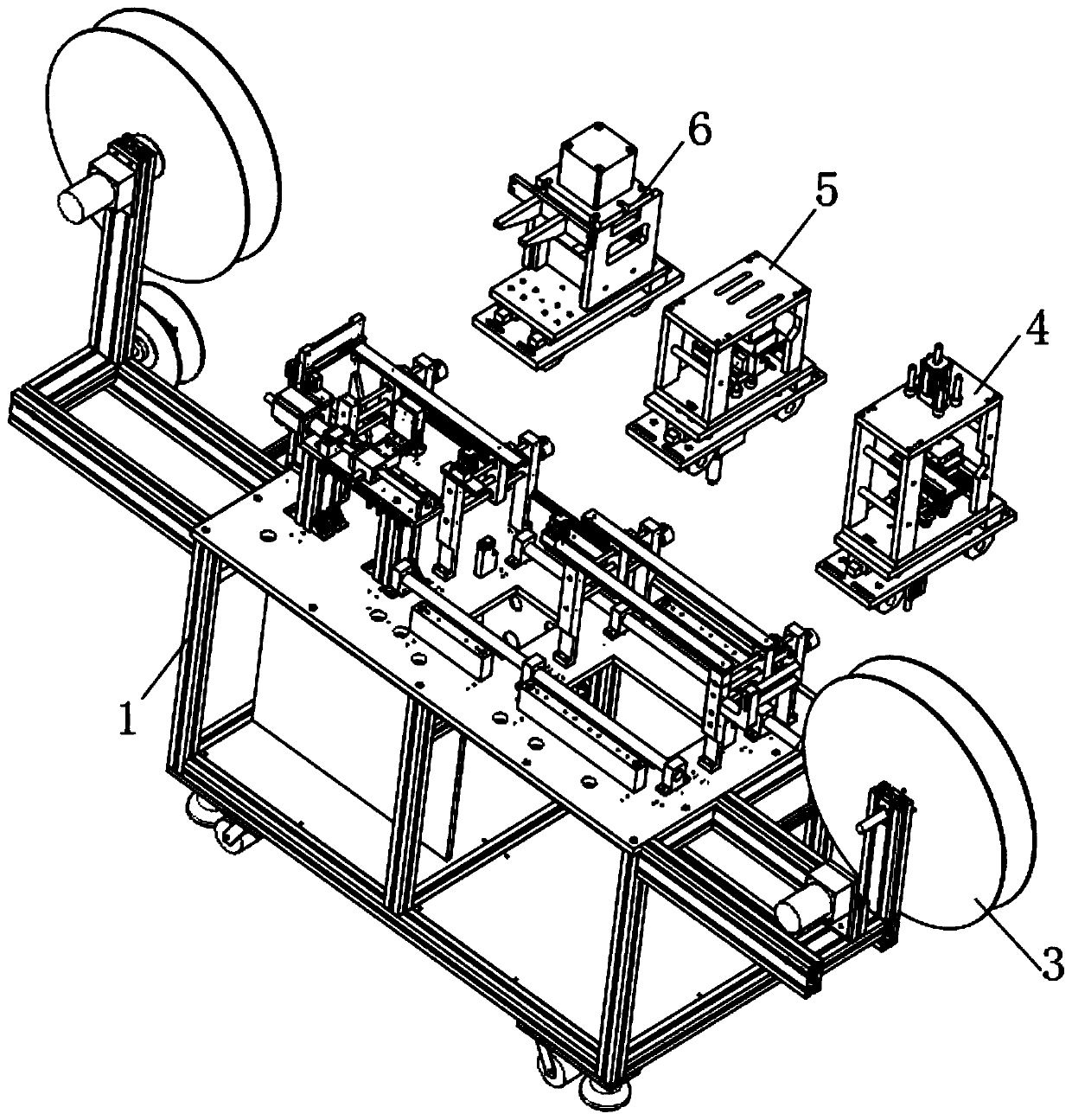 A printing and dyeing processing adjustment device for the side panel of the mechanical arm of an industrial robot