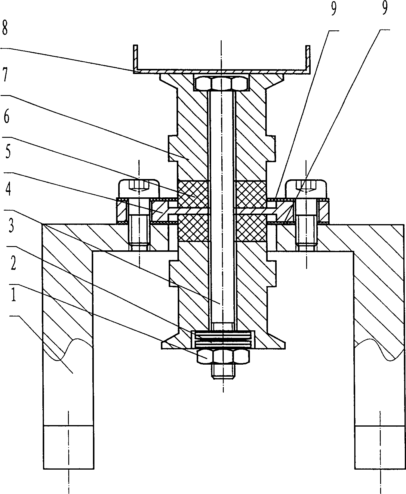 Standing wave type ultrasonic vibration precision feeding device