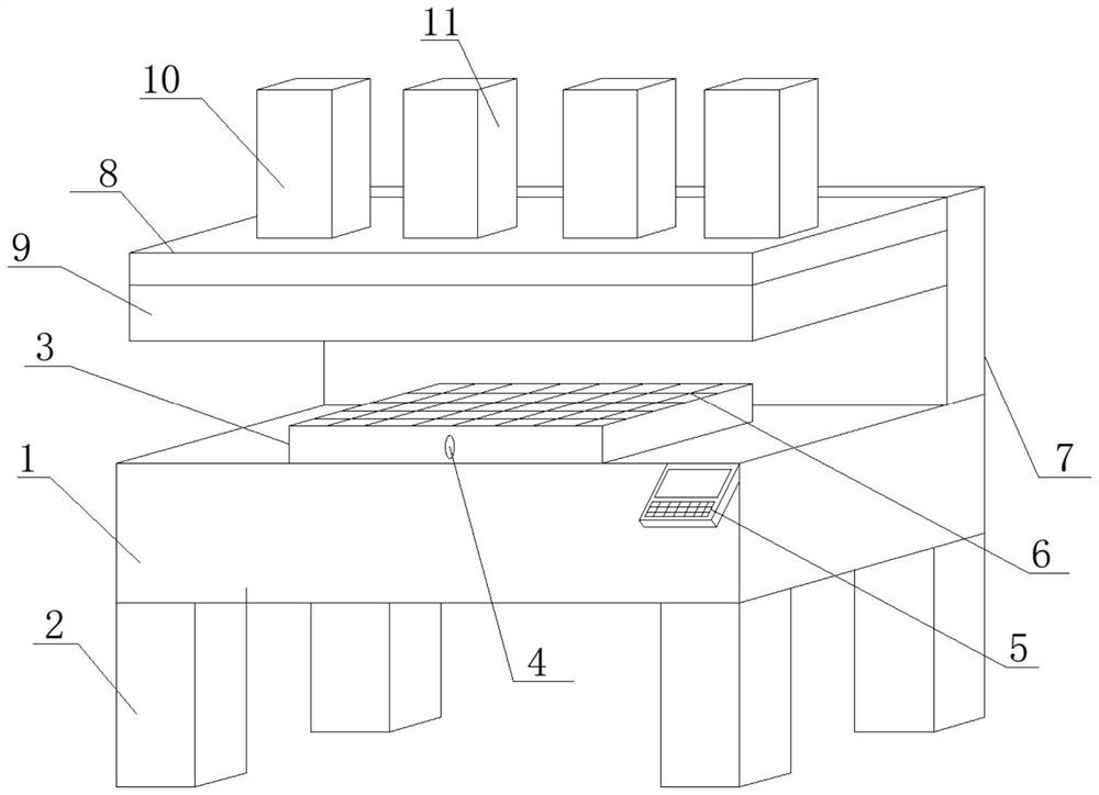 Sample grinder for preparing steel material spectrum detection samples