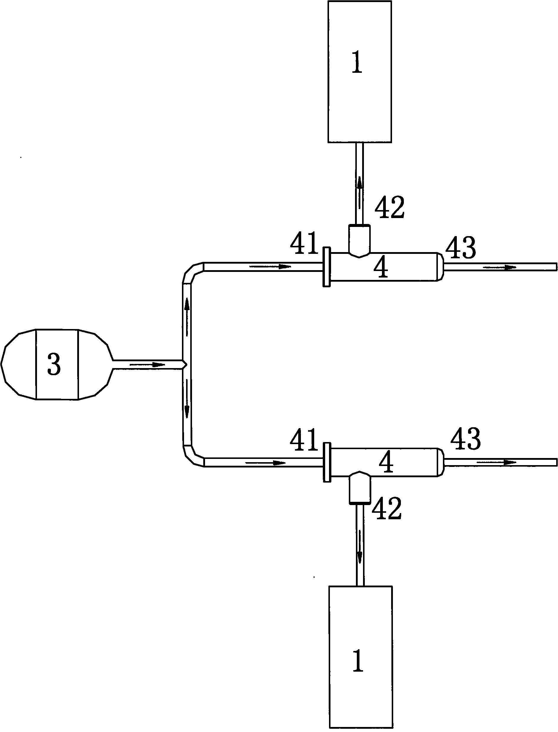 Temperature regulation device for battery pack