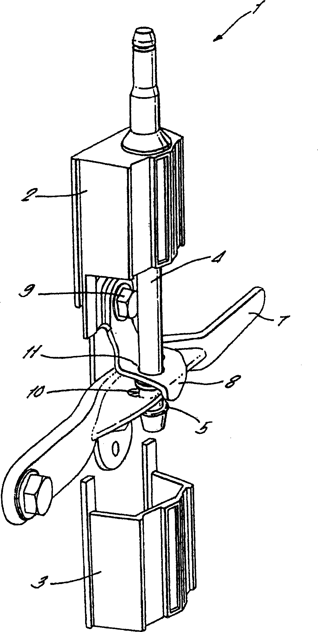Security device, use of a security device and a method of securing a handle
