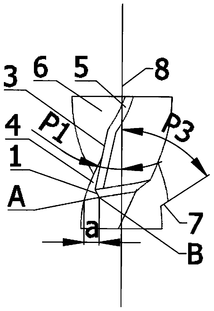 A Chip Breaking Structure of the Cutting Edge at the Variable Diameter Position of Step Drill