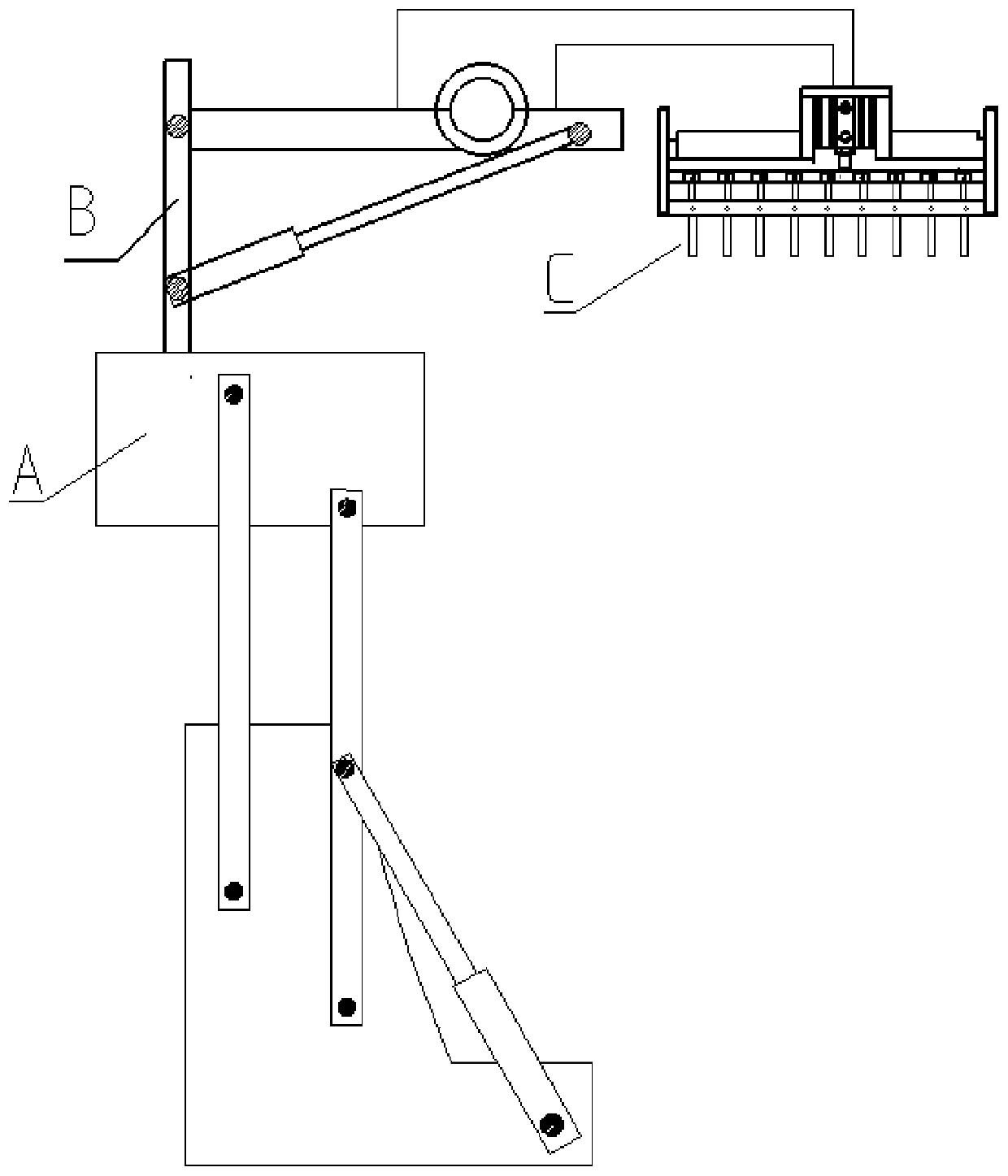 Grabbing-stable building robot