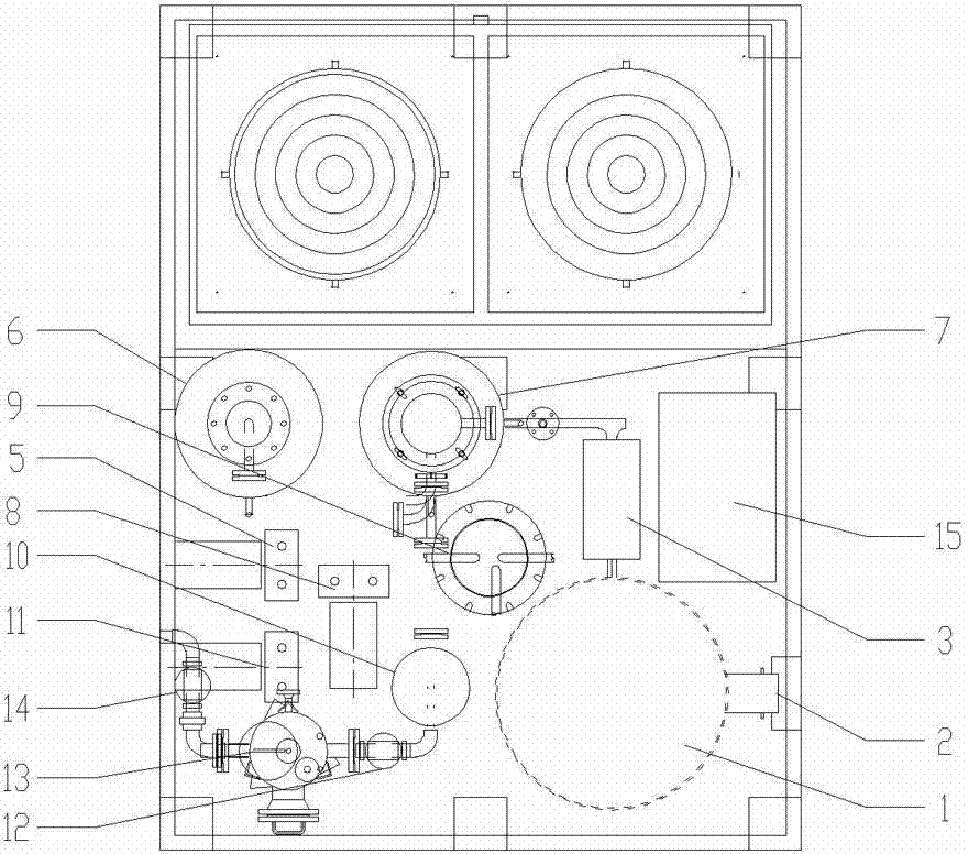 Garbage cracking purification device and garbage cracking purification treatment process