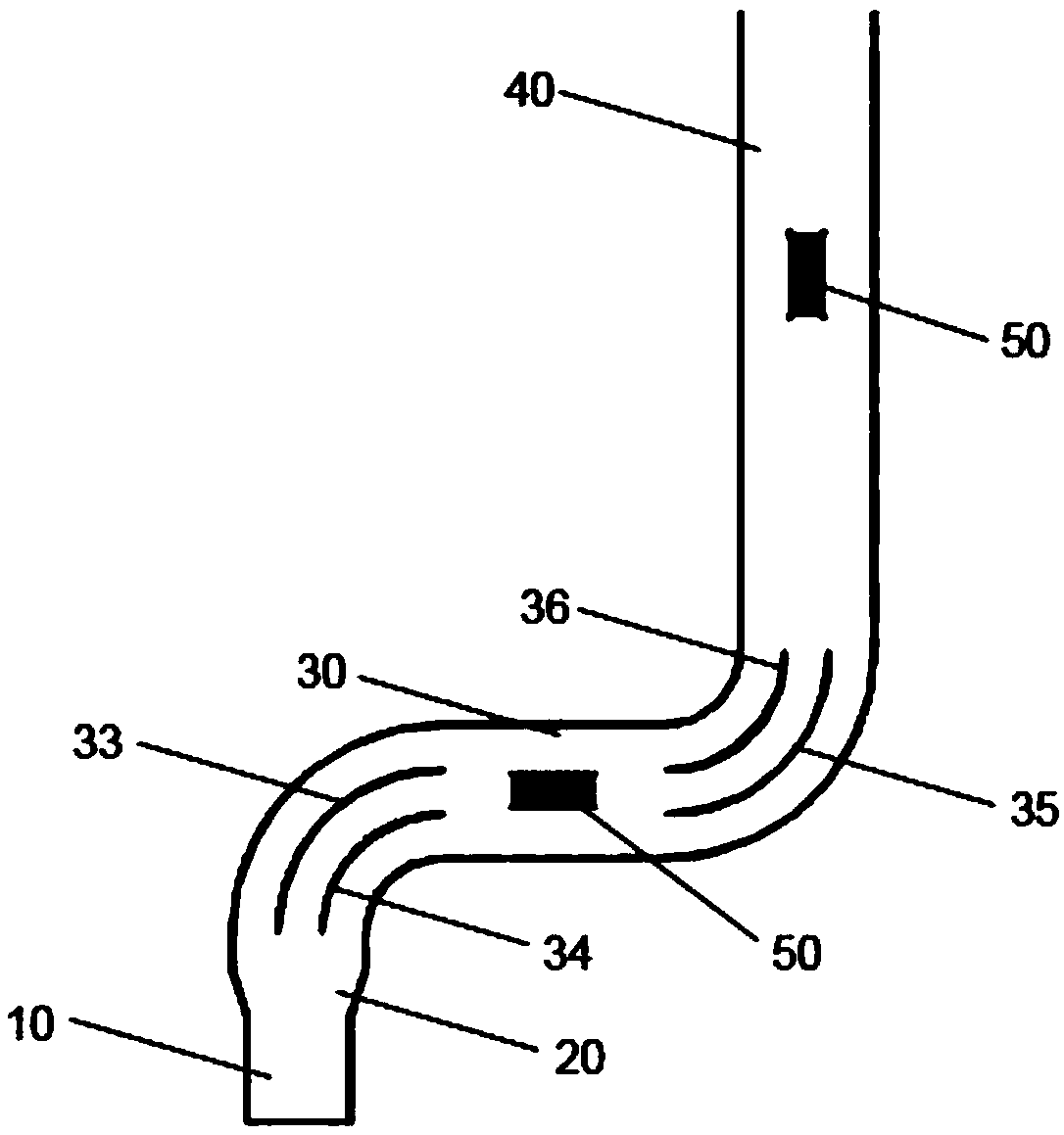 Noise reduction air duct of an automobile air conditioner