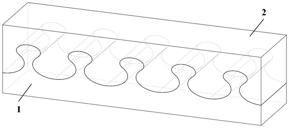 Elliptical lock catch connector made of dissimilar materials and preparation method of elliptical lock catch connector