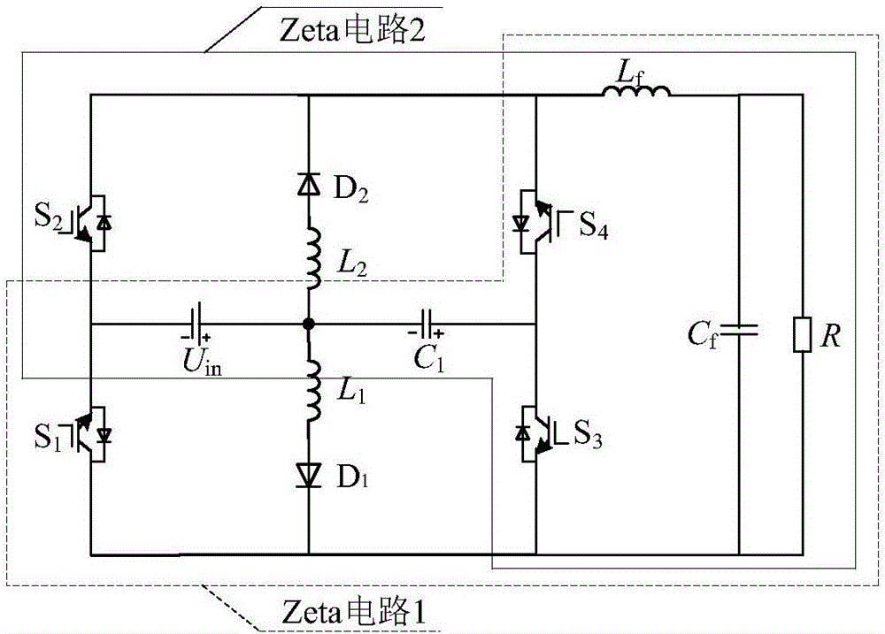 Buck-boost tri-level inverter based on Zeta