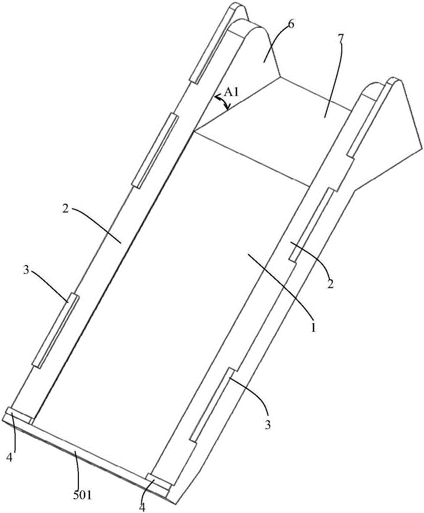 Slide glass cover plate for slide glass sample treatment and use method thereof