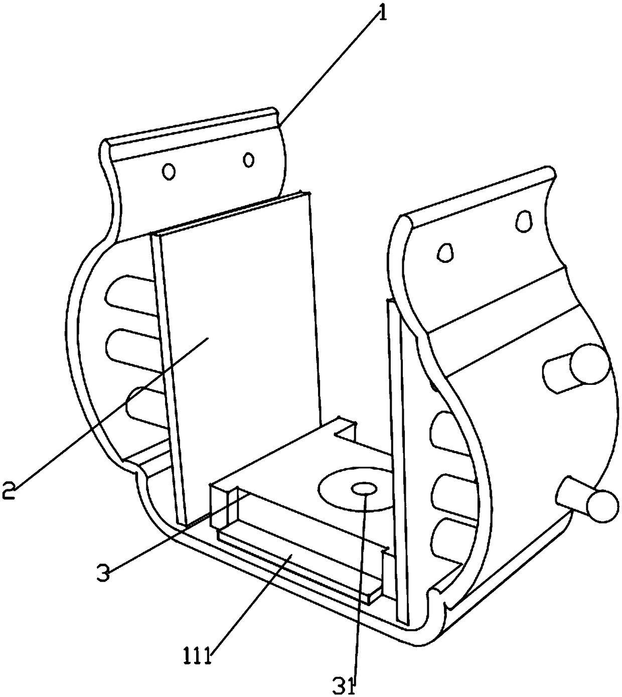 Fixing device for animal sensor