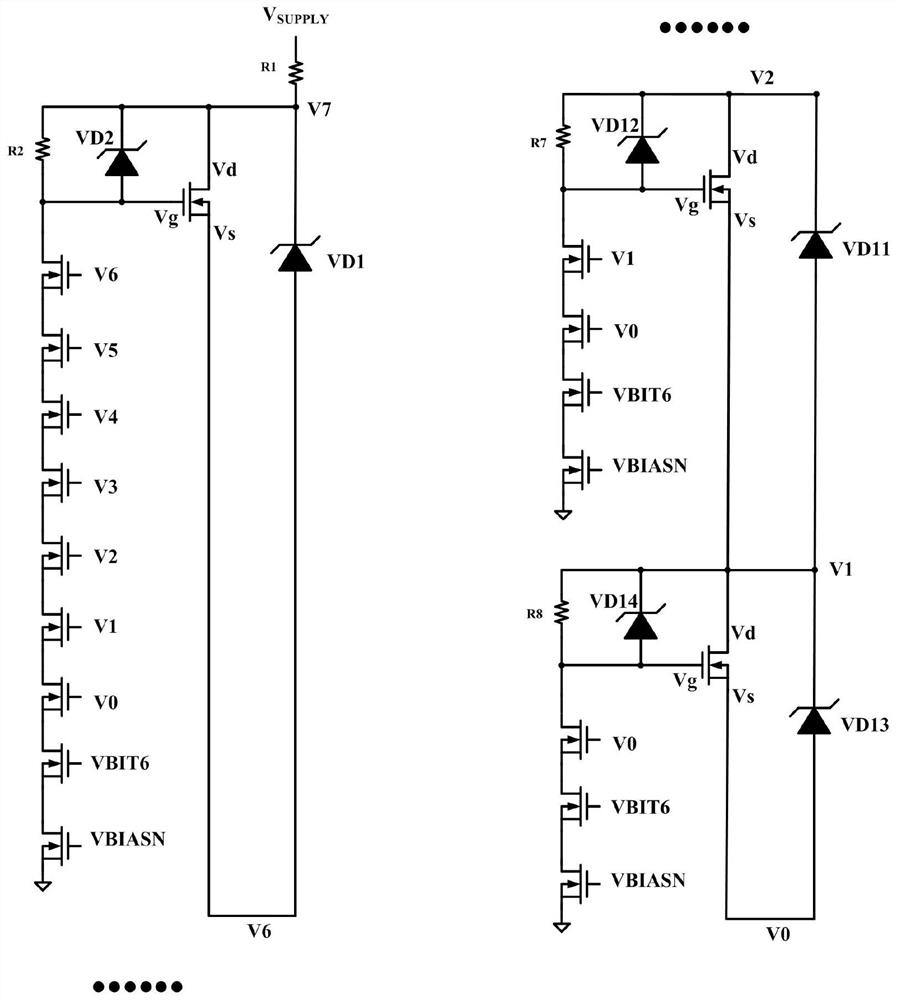 A high voltage detection circuit for overvoltage protection
