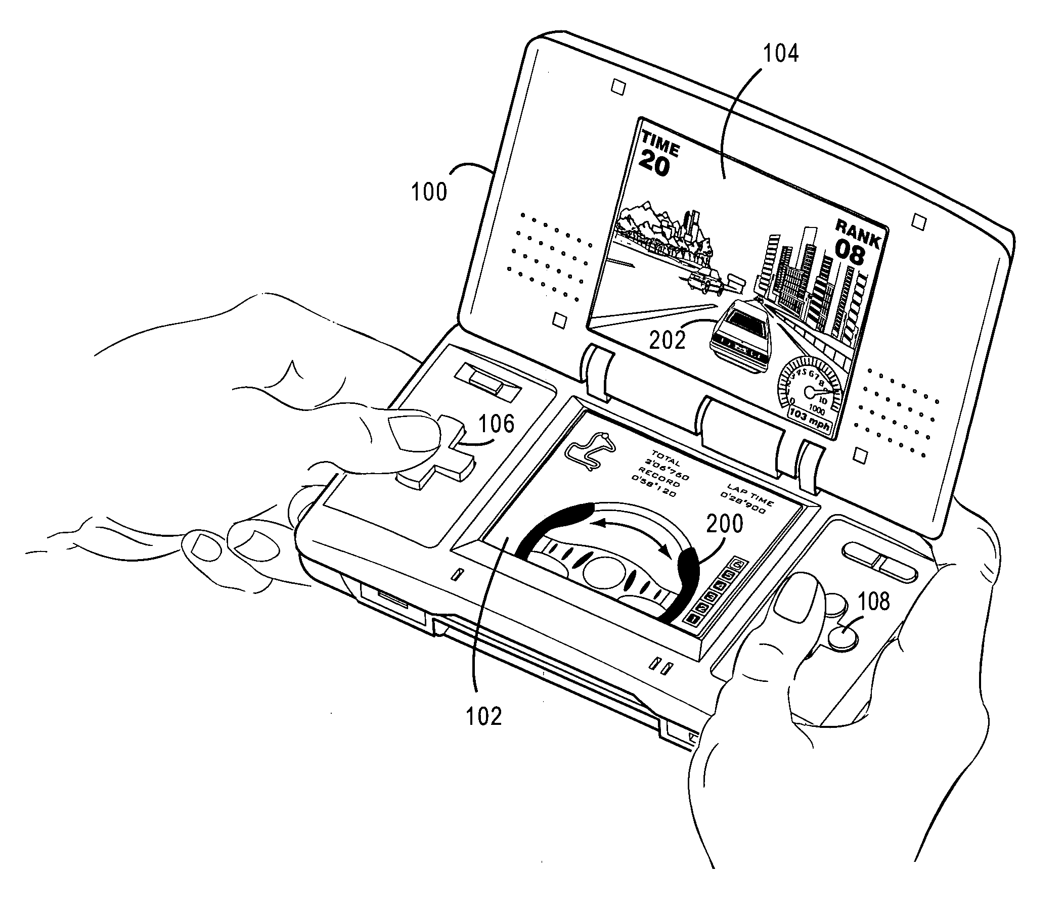 Driving game steering wheel simulation method and apparatus
