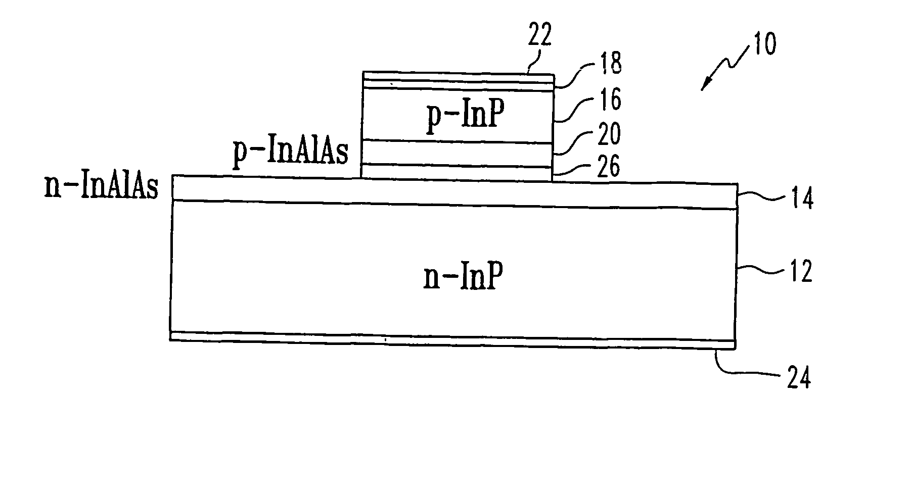 Electroabsorption modulator having a barrier inside a quantum well