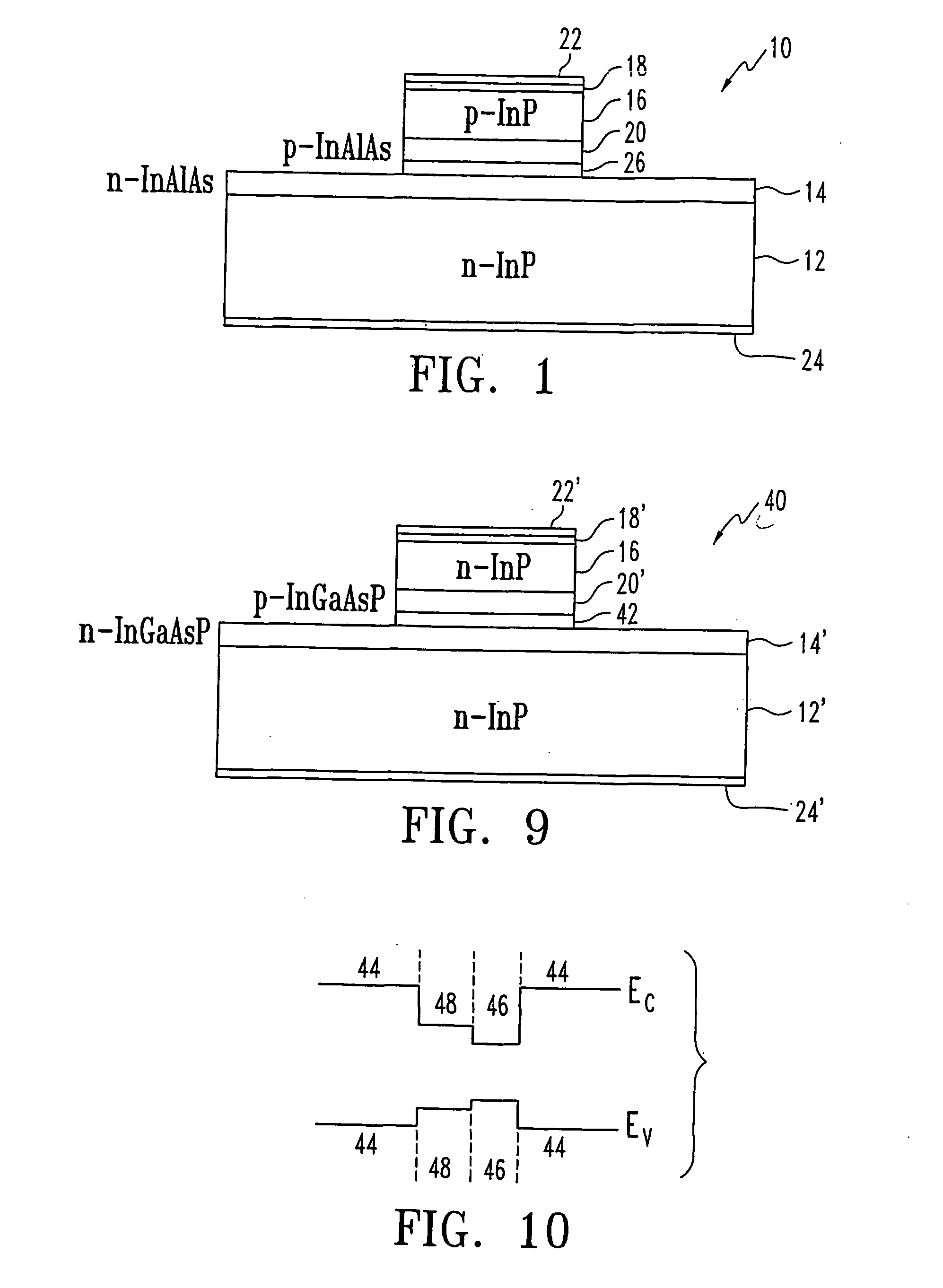 Electroabsorption modulator having a barrier inside a quantum well