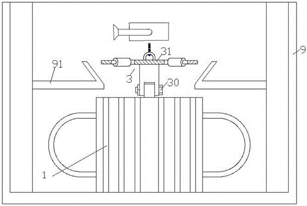 Mounting structure of transformer and use method of mounting structure